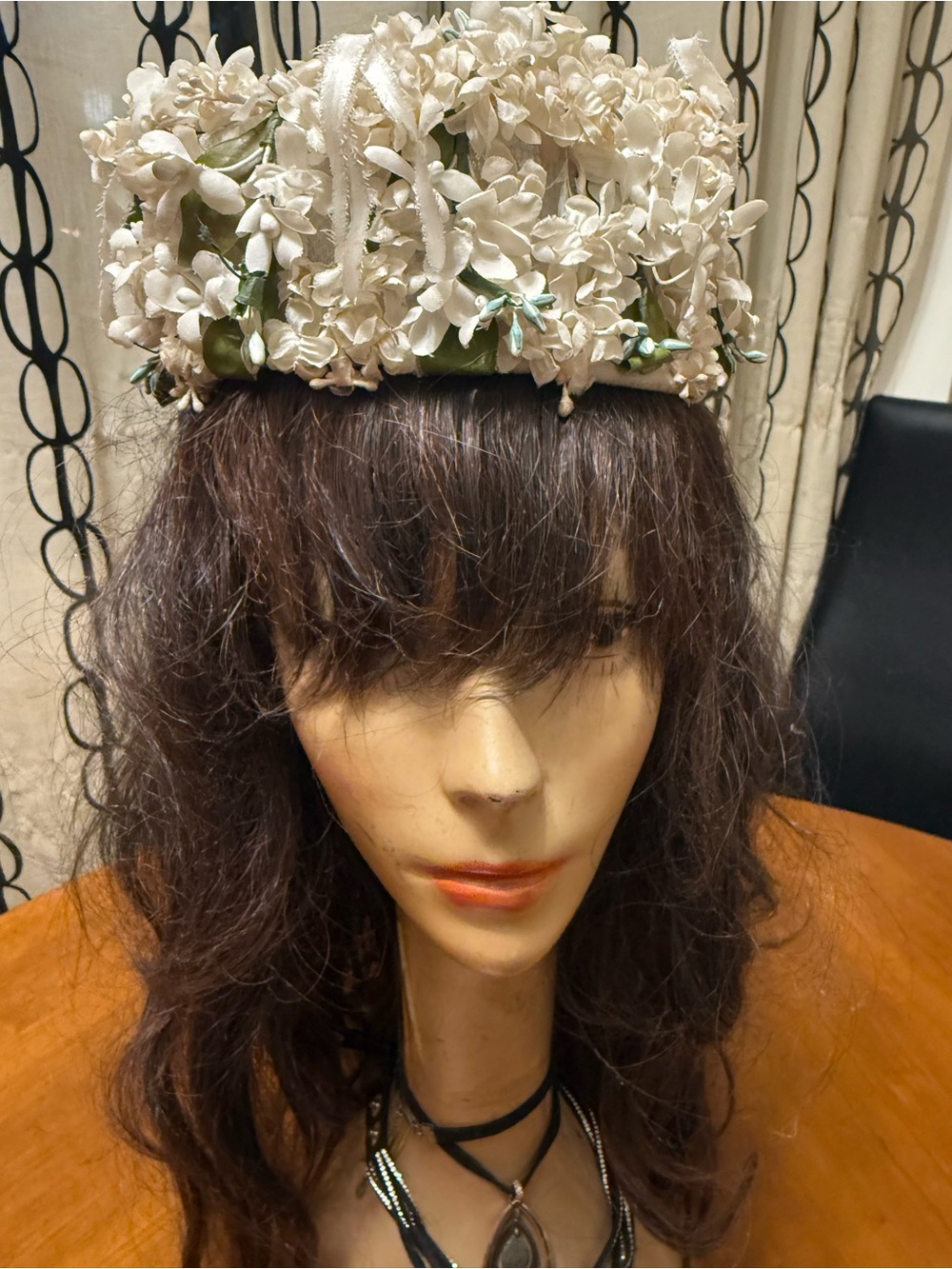 Vintage Milbrae Exclusives Hat Boho Floral Feel Elegant